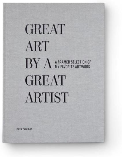 Printworks Frame Boek Great Art Tekenmap Grijs