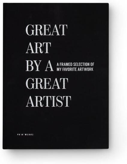 Printworks Frame Boek Great Art Tekenmap Zwart