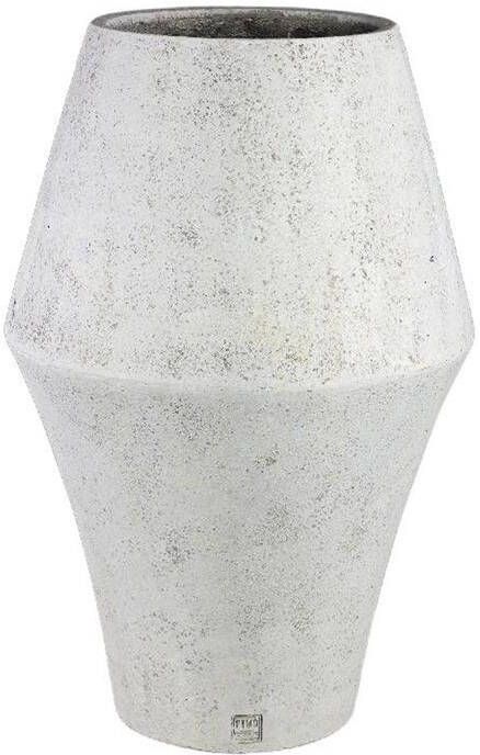 PTMD Bloempot Tink 50x50x75 cm Cement Wit