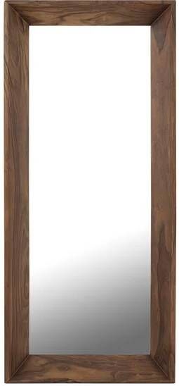 PTMD Chevar Brown sheesham wood mirror rectangle S