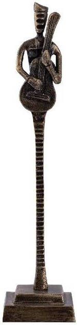 PTMD Deco Muzikant Gitaar Jadis 12x12x53 cm Aluminium Messing