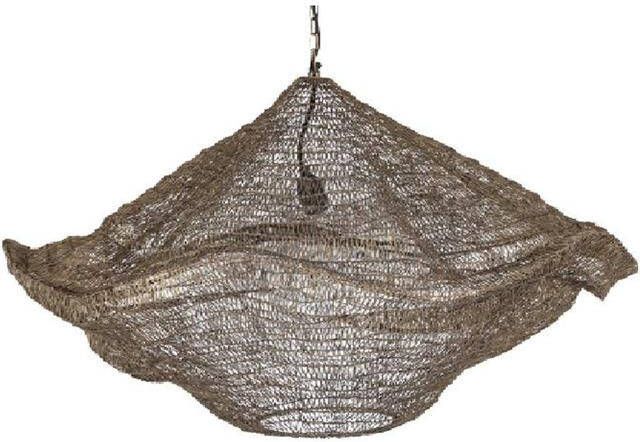 Ptmd Collection PTMD Lailaa Brass iron ceiling lamp wavy M