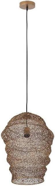 PTMD Miko Brass iron wired hanging lamp see through S - Foto 1