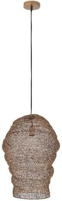PTMD Miko Brass iron wired hanging lamp see through L - Foto 1