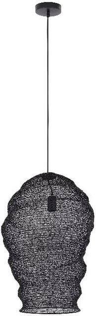 PTMD Miko Black iron wired hanging lamp see through L - Foto 1