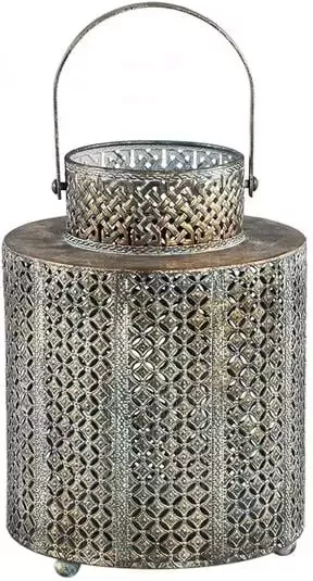 PTMD Jolyn Gold iron lantern round S