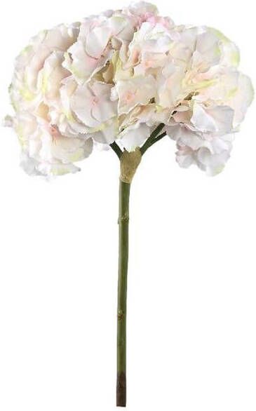 PTMD Kunstbloem Hortensia 16x28x54 cm Kunststof Creme|roze