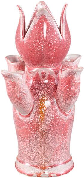 PTMD Brigittee Pink Ceramic Tulip Shape Vase L