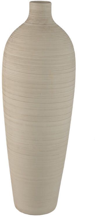 PTMD Cavinn Beige Matt Ceramic Bottle Vase XL