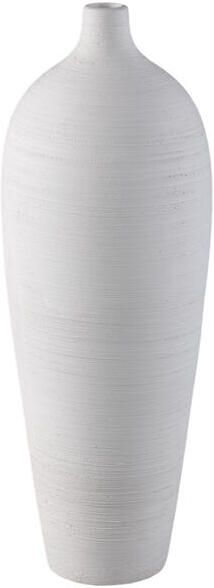 PTMD Cavinn White Matt Ceramic Bottle Vase L