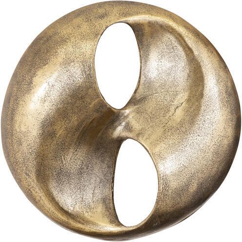 PTMD Deuie Brass Casted Alu Wall Panel Rounded Small