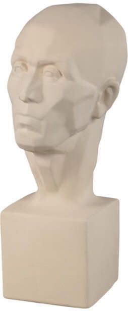 PTMD Dorin Taupe Matt Ceramic Man Shape Statue