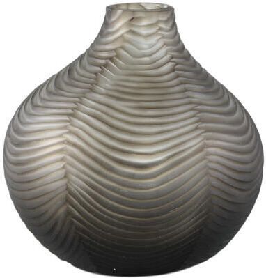 PTMD Elichi Brown Round Glass Vase Bulb