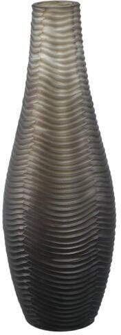 PTMD Elichi Brown Round Glass Vase High Small