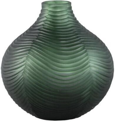 PTMD Elichi Green Round Glass Vase Bulb