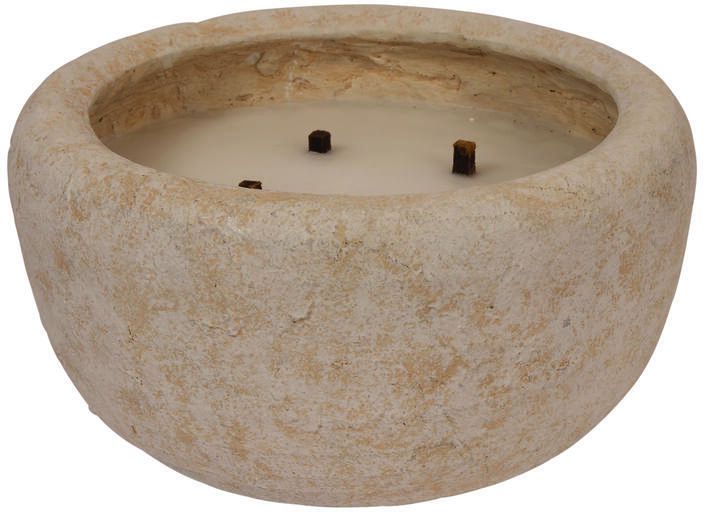 PTMD Gabor Brown Cement Outdoor Candle XL