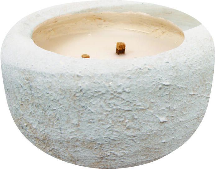 PTMD Gabor Cream Cement Outdoor Candle L