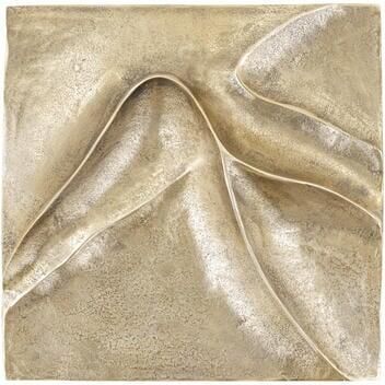 PTMD Gihan Gold Casted Alu Wall Panel Wave Lines S