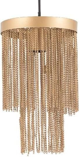 PTMD Hanglamp Brenton 18x18x30 cm Ijzer Goud