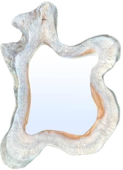 PTMD Hyro Natural Teak Wood Organic Mirror