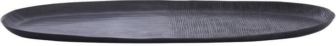 PTMD Jowad Graphite Alu Sheet Bowl Ribbed Oval L