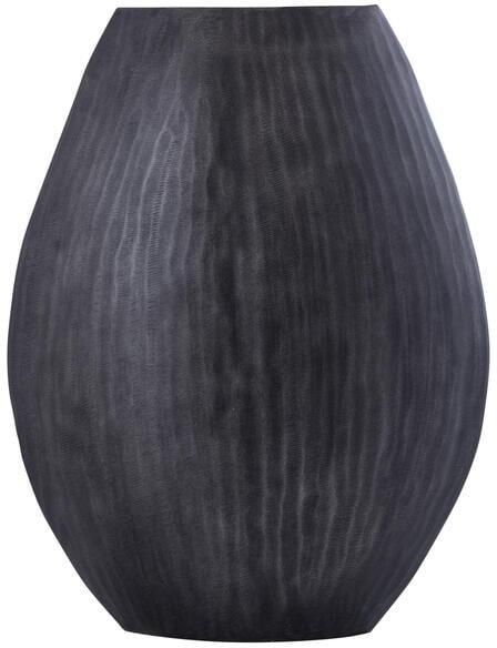 PTMD Jowad Graphite Alu Sheet Pot Ribbed High Oval M