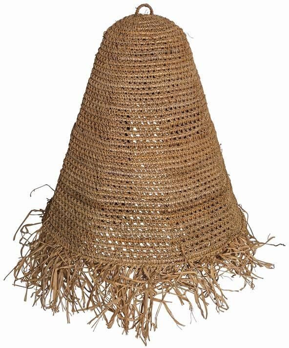 Ptmd Collection PTMD Kaj Natural woven sisal raffia lampshade
