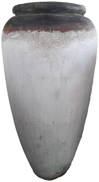 PTMD Kajetan White Round GRC High Pot S