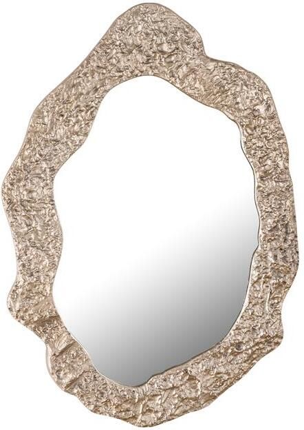 PTMD Morina Champagne alu glass mirror oval shaped