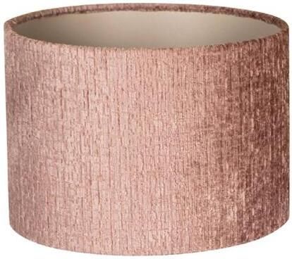 PTMD Nairobi Lampenkap 30x30x21 cm Textiel Roze