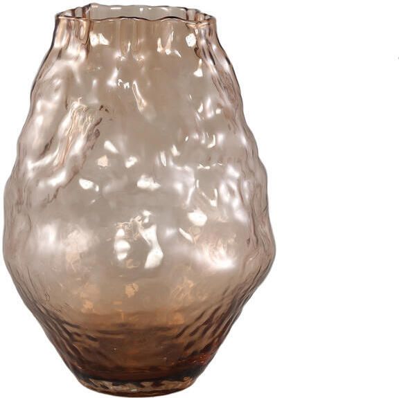 PTMD Narin Cream Irregular Shaped Glass Vase L