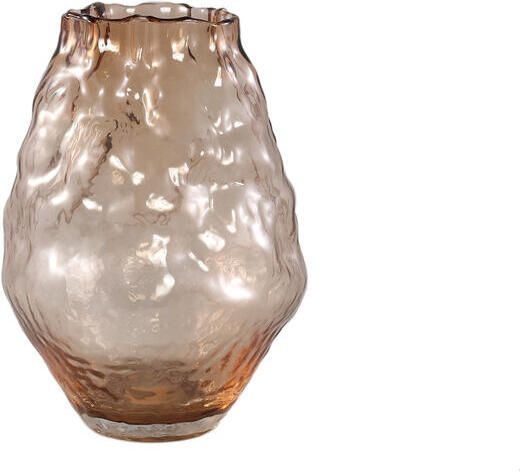 PTMD Narin Cream Irregular Shaped Glass Vase S