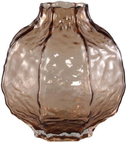 PTMD Narin Cream Round Shaped Glass Vase L