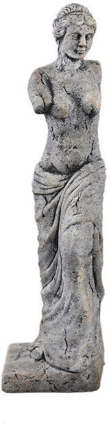 PTMD Olivette Black Cement Women Statue S