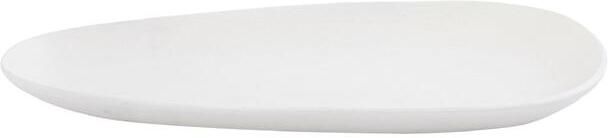 PTMD Schaal Elzye 39x17x3 cm Aluminium Creme