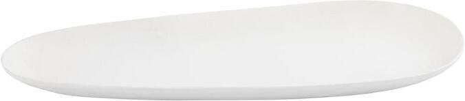 PTMD Schaal Elzye 50x20x3 cm Aluminium Creme