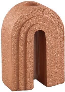 PTMD Vaas Abigail 12x7x17 cm Glas Roest