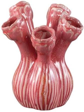 PTMD Vaas Annmarie 17x17x23 cm Keramiek Roze