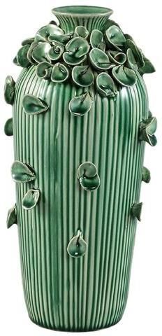 PTMD Vaas Saubaan 13x13x25 cm Keramiek Groen