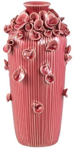 PTMD Vaas Saubaan 13x13x25 cm Keramiek Roze