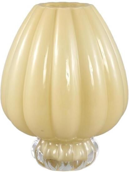 PTMD Vaas Syamer 1 21x21x27 cm Glas Creme