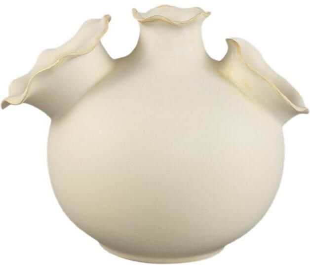 PTMD Vaas Umme 22x17x18 cm Keramiek Creme