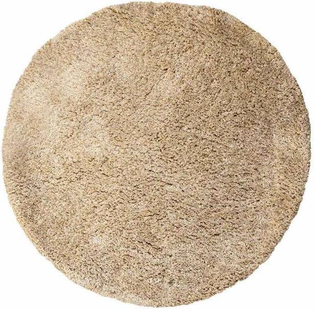 PTMD COLLECTION PTMD Jups Beige polyester handwoven carpet round S