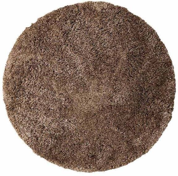 PTMD COLLECTION PTMD Jups Brown polyester handwoven carpet round S