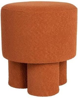 Puur Sylvia poef rood bruin - Foto 2