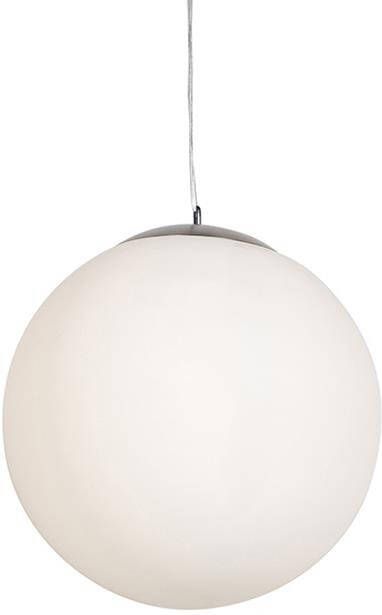 QAZQA Scandinavische hanglamp opaal glas 50cm Ball 50