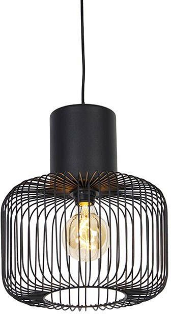QAZQA Design hanglamp zwart Baya