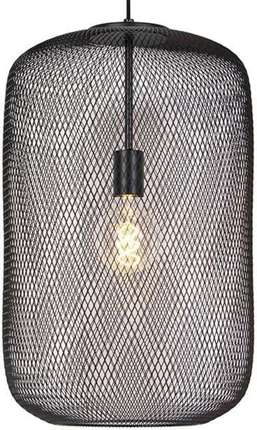 QAZQA Moderne zwarte hanglamp Bliss Mesh - Foto 1