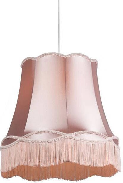 QAZQA Retro hanglamp roze 45 cm Granny - Foto 1