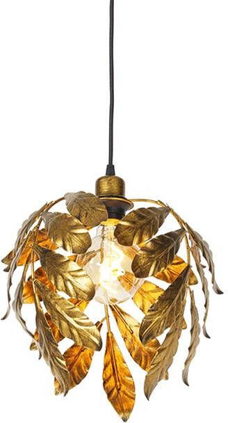QAZQA Vintage hanglamp antiek goud 30 cm Linden